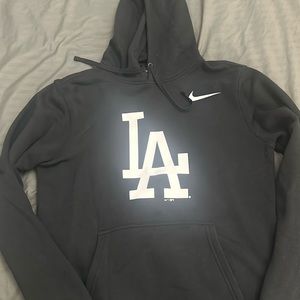 Black Nike LA Dodgers hoodie sweatshirt Size Medium